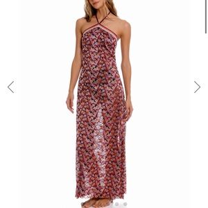Agua Bendita Halter Maxi Sundress (NWT)